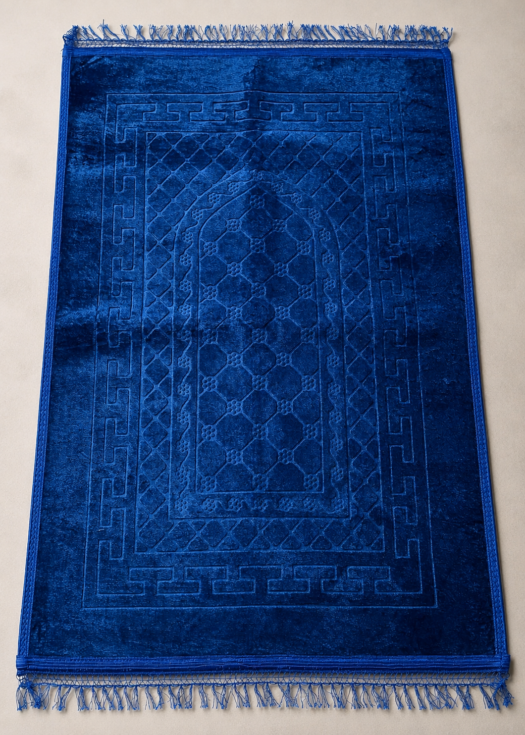 Premium Gebedskleed met Naam ‘Oceaanblauw’