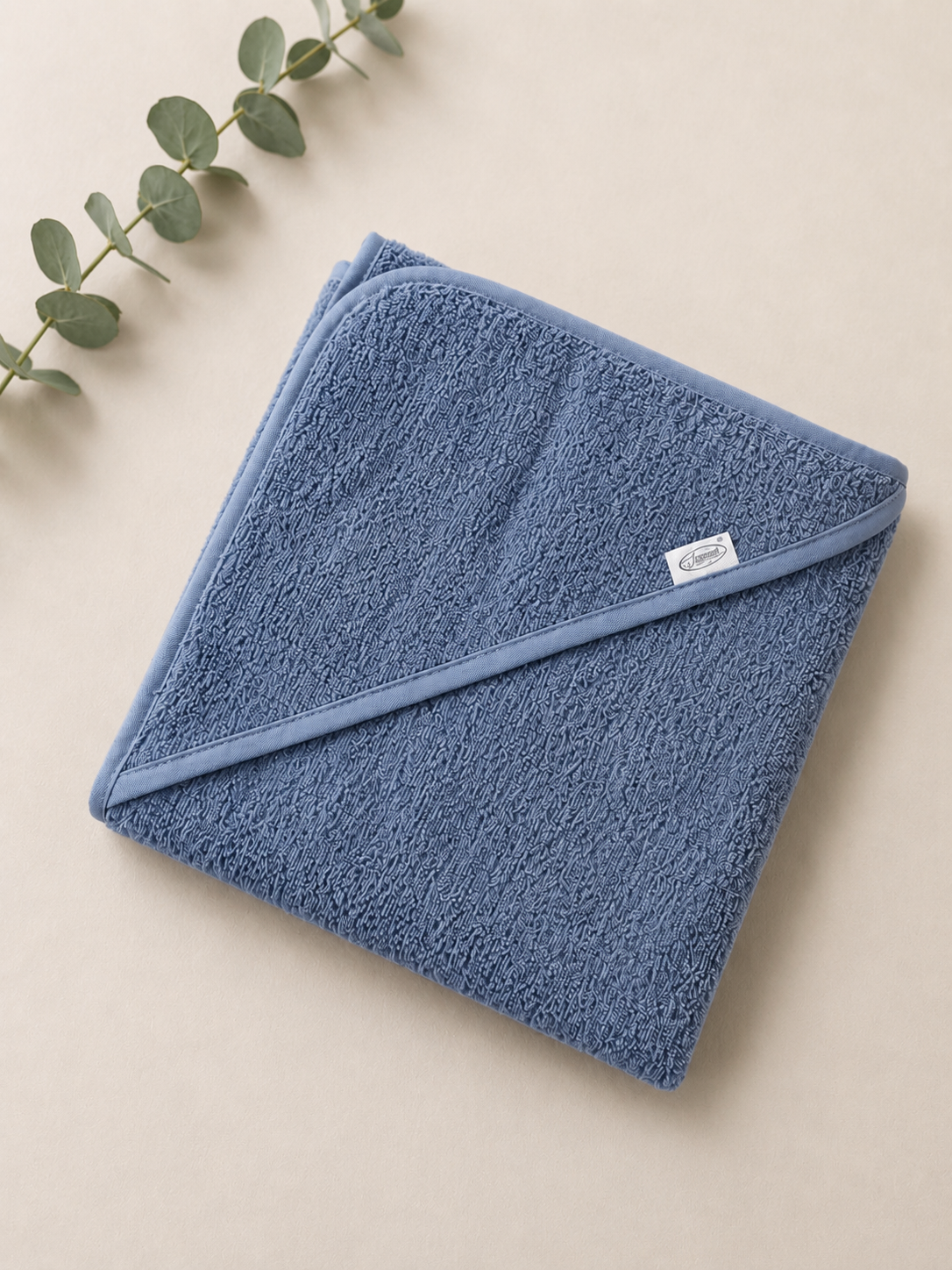 Gepersonaliseerde Badcape met Naam ‘Mistblauw’